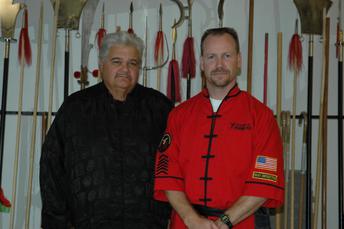 Sifu Trey Crake with Grandmaster Norman Pedelahore
